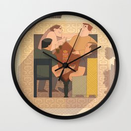coffee Wall Clock