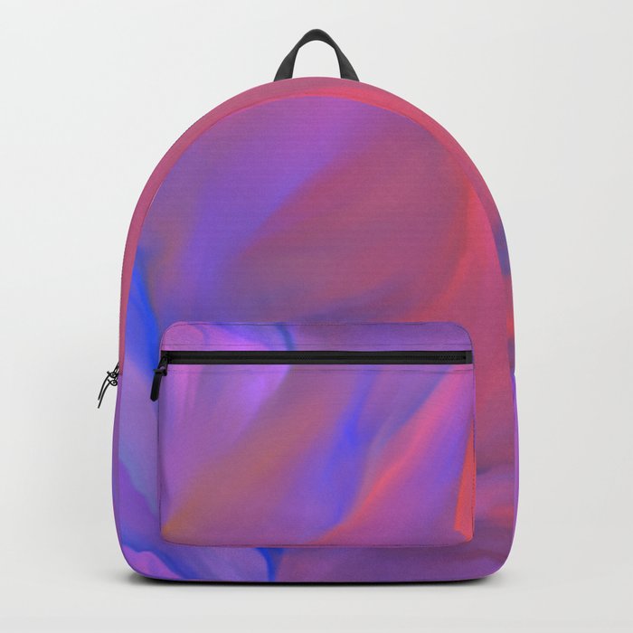 Neon Flow Nebula #11: blue & pink Backpack
