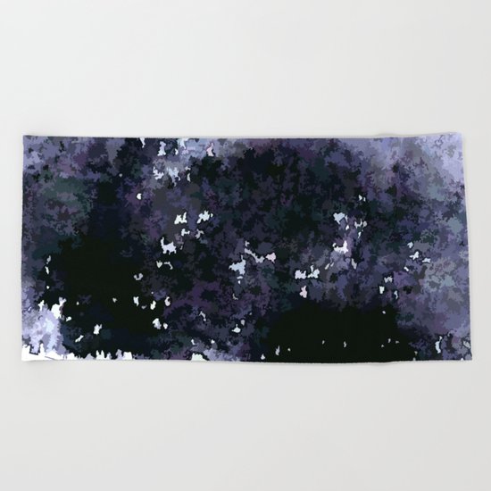 When the night is falling Beach Towel