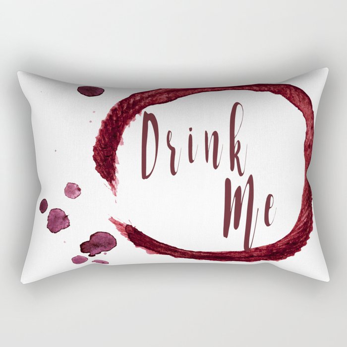 Drink Me Rectangular Pillow