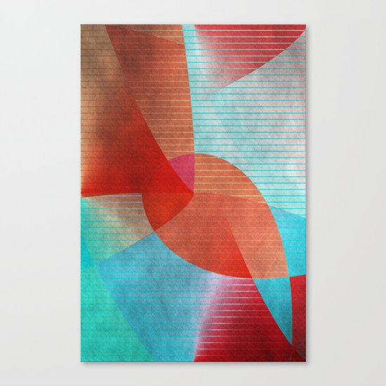 Multicolored abstract 2016 / 015 Canvas Print