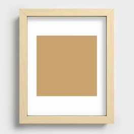 Ancient Chest Tan Recessed Framed Print
