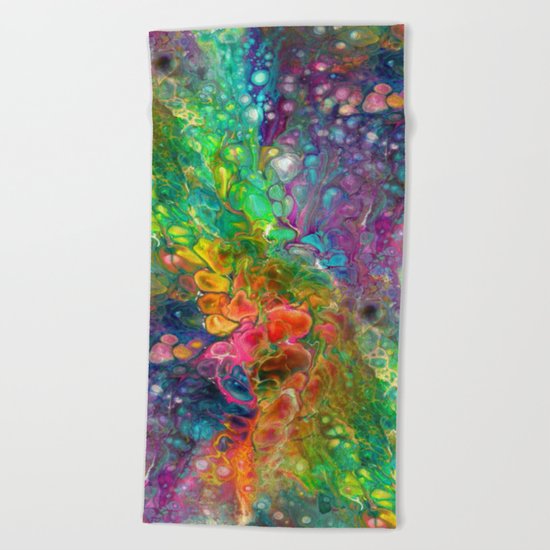 Reality is Melting Beach Towel