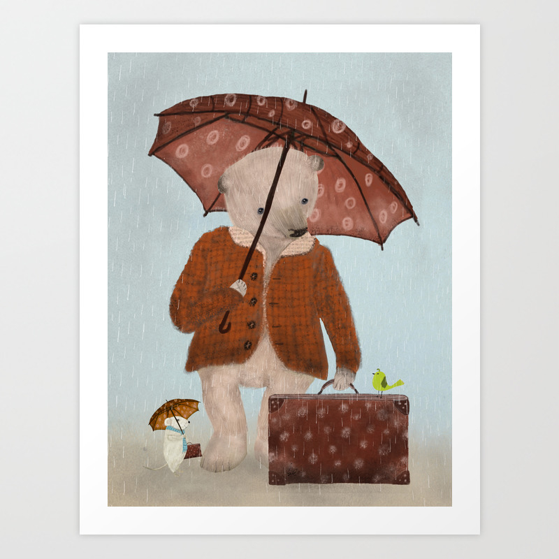 Where To Now Big Bear Art Print