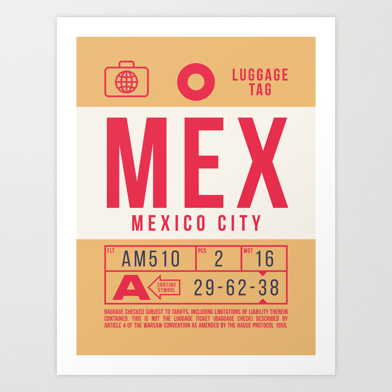 luggage tag print