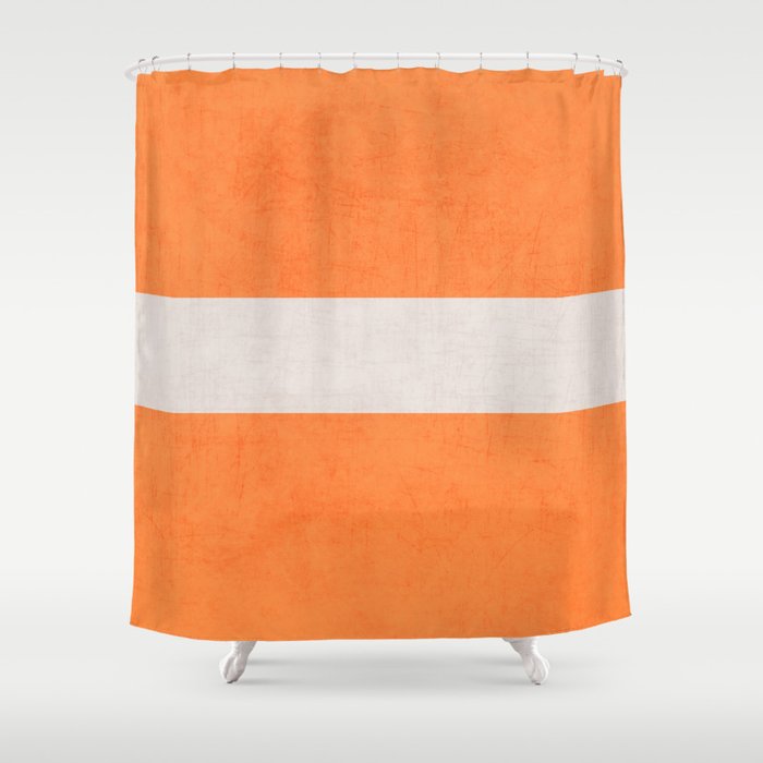 orange classic Shower Curtain