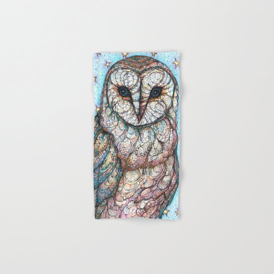 Barn Owl Hand & Bath Towel