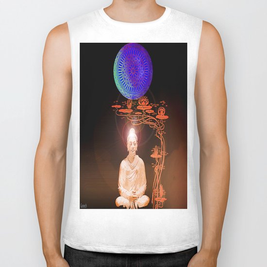 Buddha's illumination Biker Tank