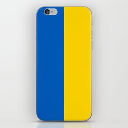 Sapphire and Yellow Solid Shapes Ukraine Flag Colors 100 Percent Commission Donated To IRC Read Bio iPhone Skin