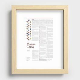 Magna Carta Recessed Framed Print