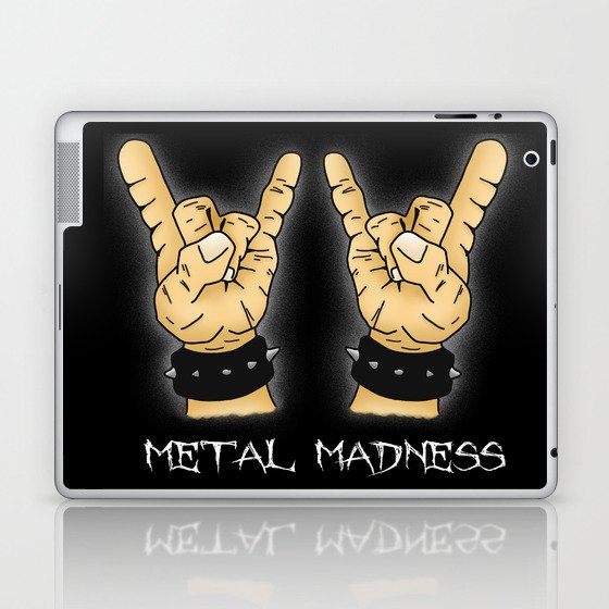 Metal Madness Horns Laptop & iPad Skin