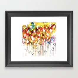 Painting about feeling like a dream Framed Art Print