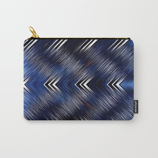 Abstract #Blue #Black #1 #art #society6 Carry-All Pouch