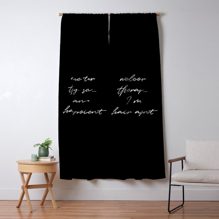 to your therapy session... Blackout Curtain by socoart Society6