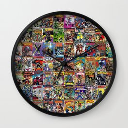 Comic Books Wall Clock
