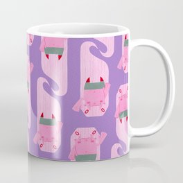 Floating Cute Girl - Pink and Lavender Palette Coffee Mug