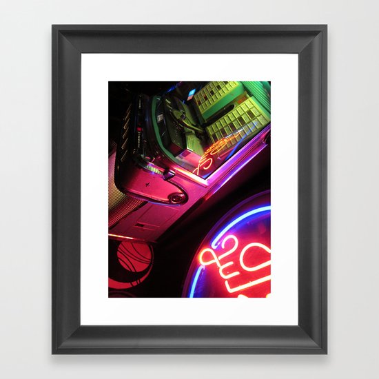 Jukebox Framed Art Print