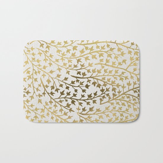 Gold Ivy Bath Mat