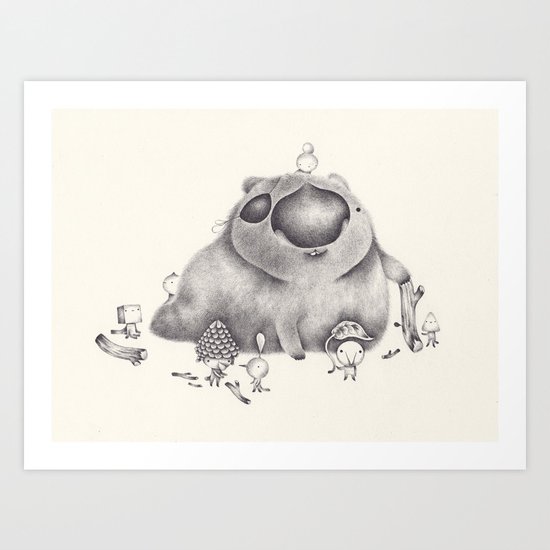 le club wombat Art Print