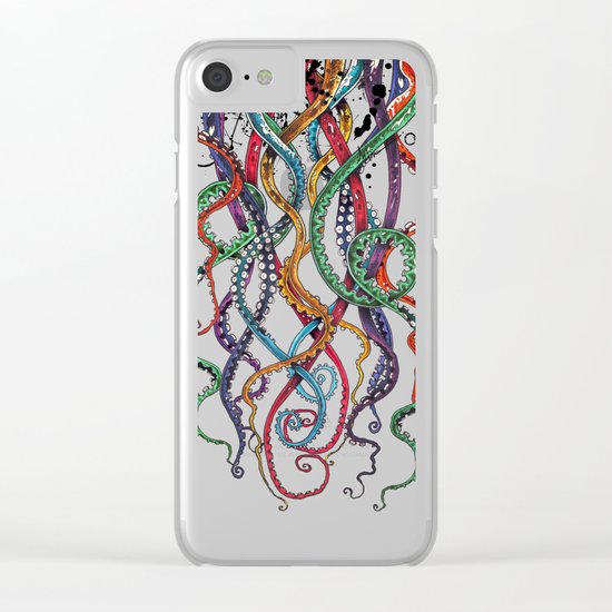 Tentacles Clear iPhone Case