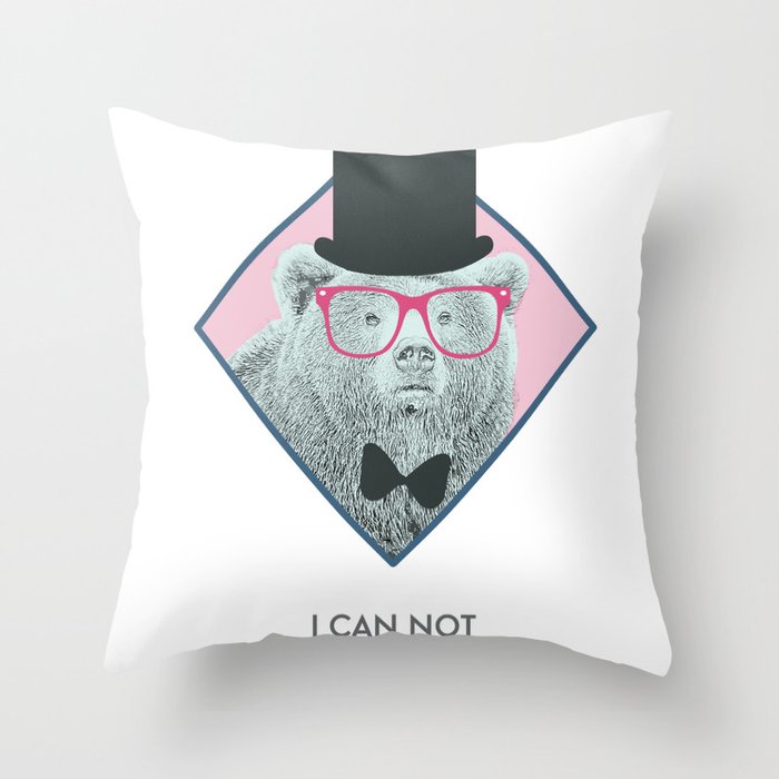 I can't bear it anymore Throw Pillow