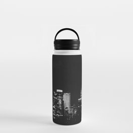 New York City Skyline at Night Water Bottle