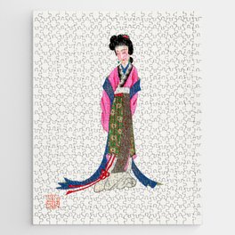 Ancient Lady Costume Jigsaw Puzzle