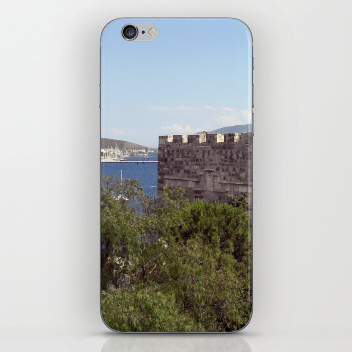 Bodrum Castle tower sea view iPhone Skin