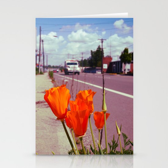 Roadside flowers Stationery Cards