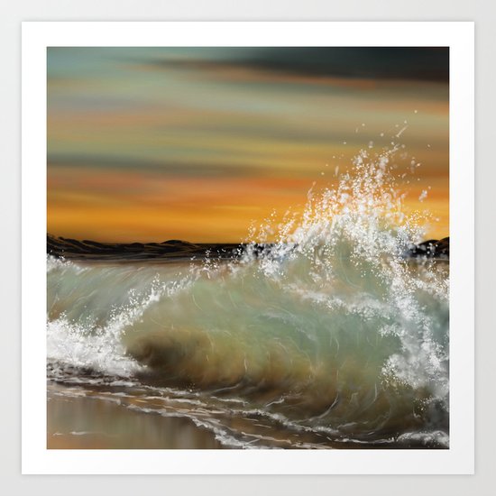 Sea Waves 2 Art Print