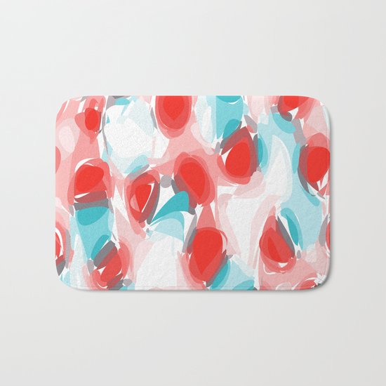 red blue way Bath Mat