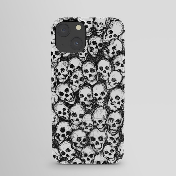 Catacomb Skulls Pie of Skulls iPhone Case
