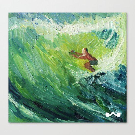 Costa Rica Surf. Canvas Print