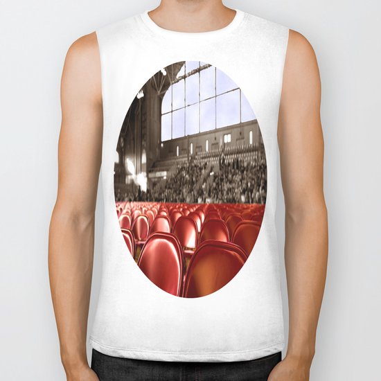 A Gym audience Biker Tank
