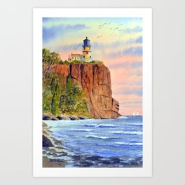 Split Rock Lighthouse Minnesota USA Art Print