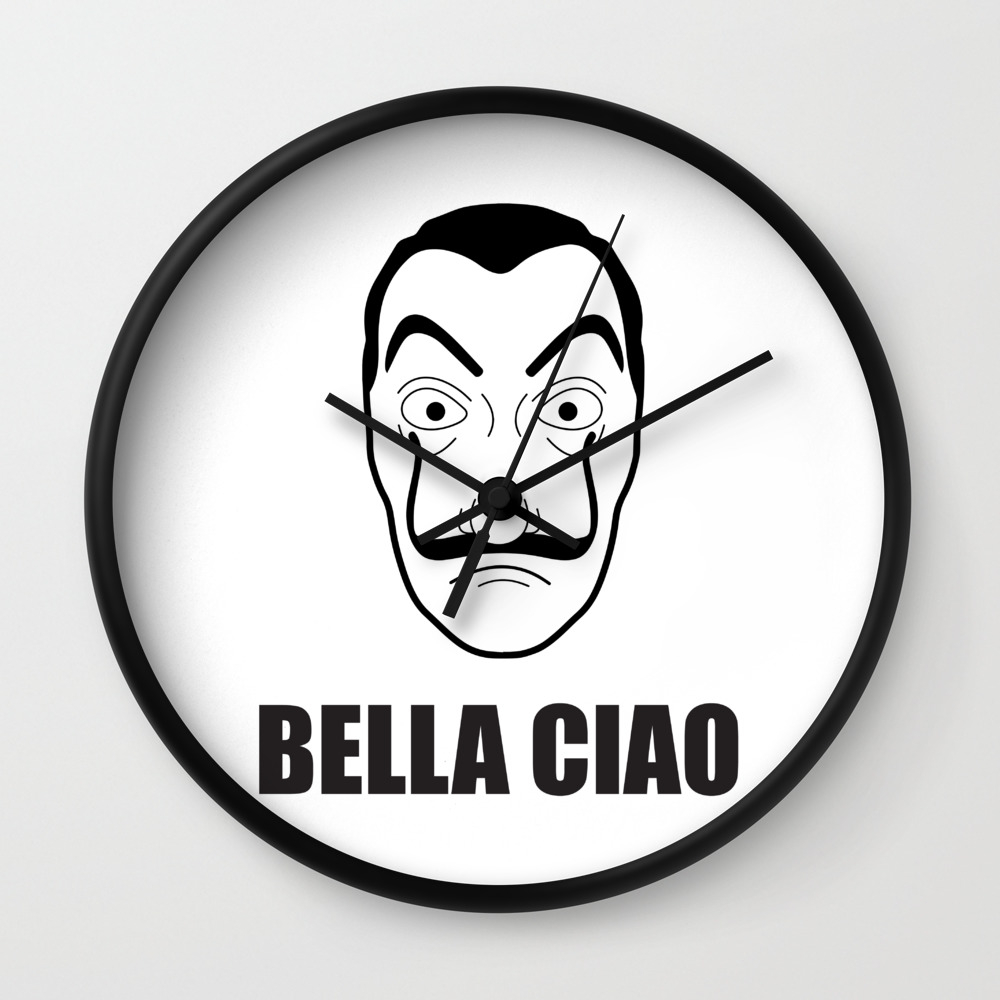 La Casa De Papel Money Heist Wall Clock By Koiosdesign Society6