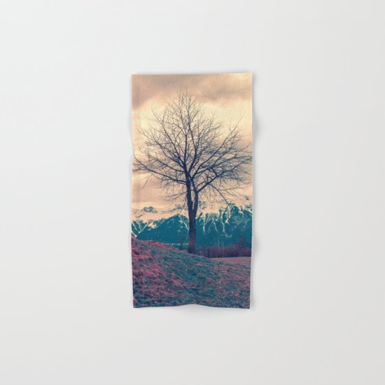Japanese Mountains Hand & Bath Towel