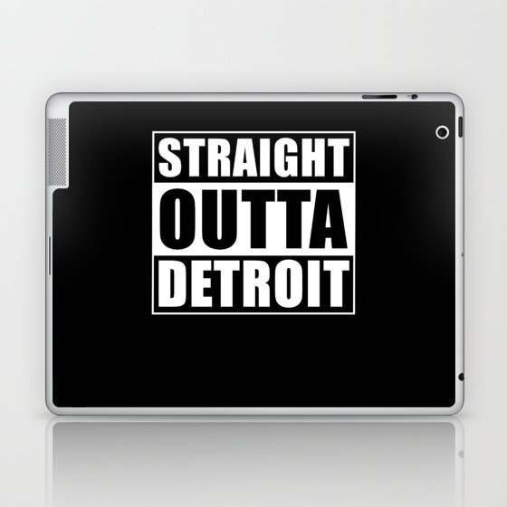 Straight Outta Detroit Laptop & iPad Skin