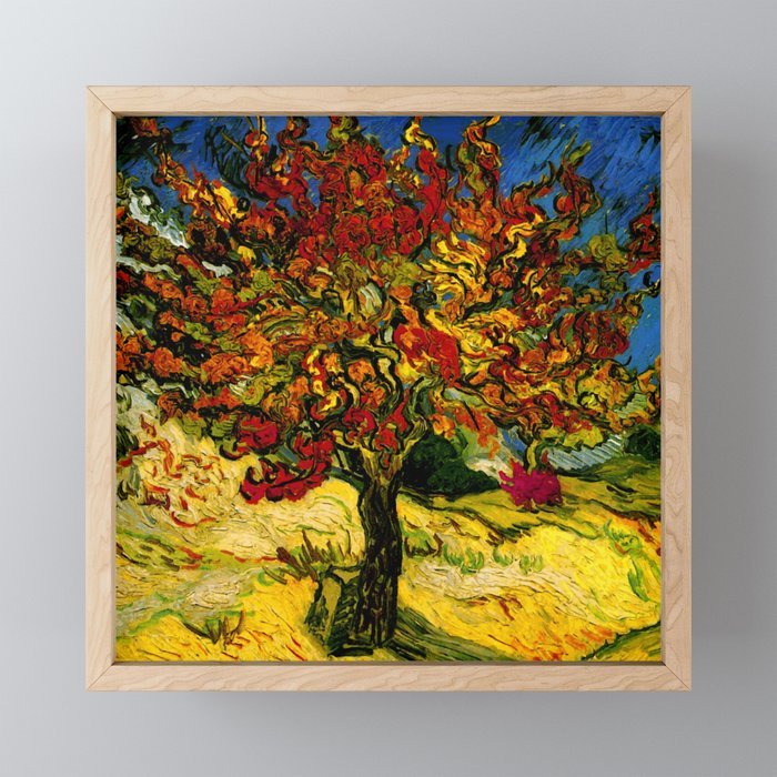 Van Gogh Mulberry Tree Framed Mini Art Print