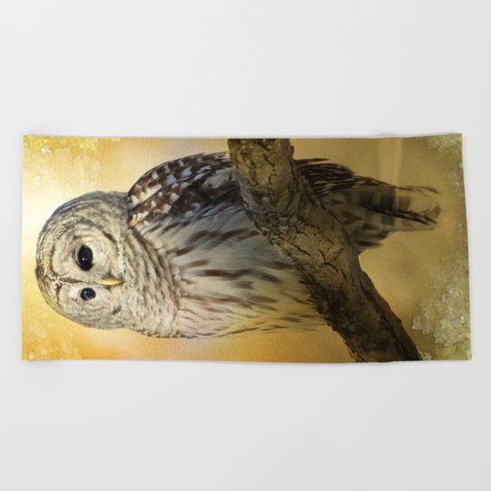 Bathed in light Beach Towel