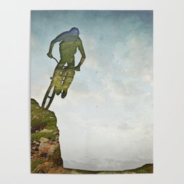 Biking Off Road Poster