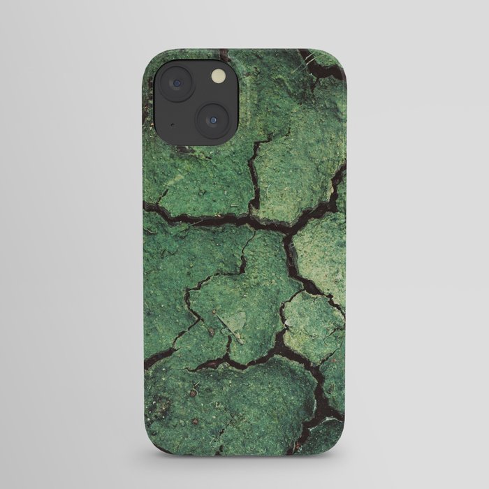 Cracked Green iPhone Case