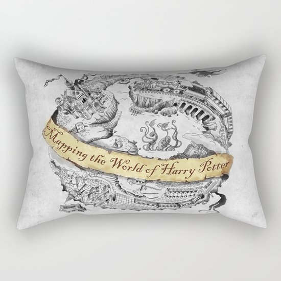 Harry's Map Rectangular Pillow