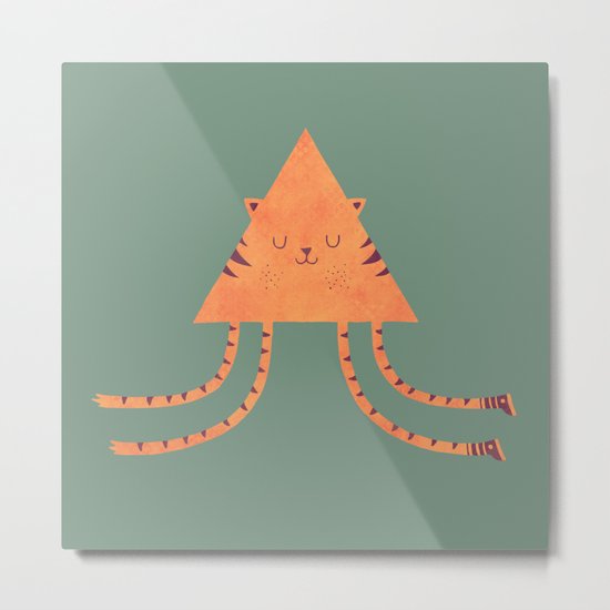 Emily's Kitty Metal Print