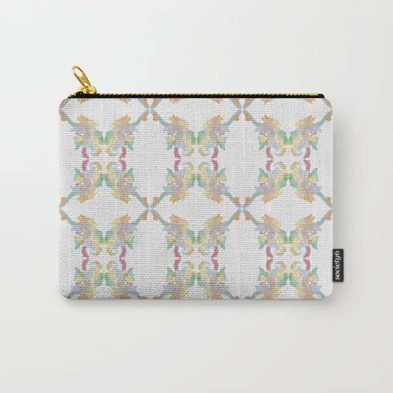 Elephants Pattern Carry-All Pouch