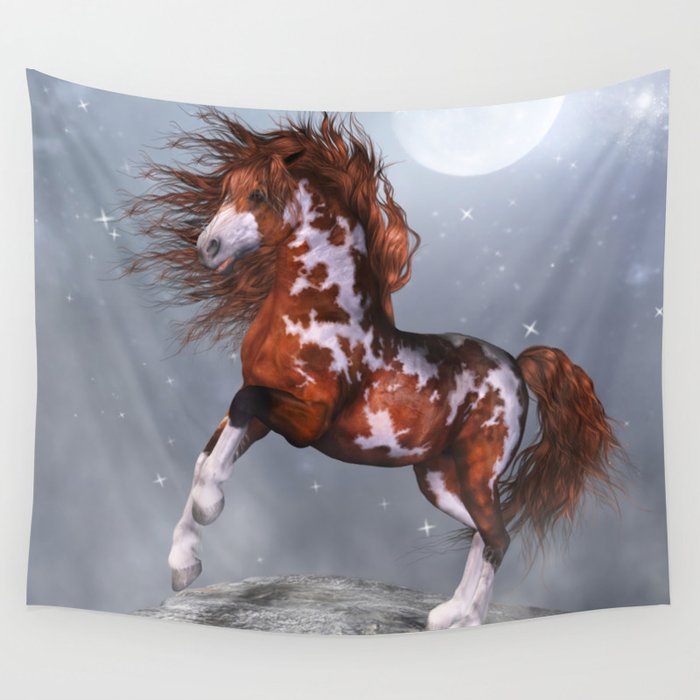 Native Horse Wall Tapestry