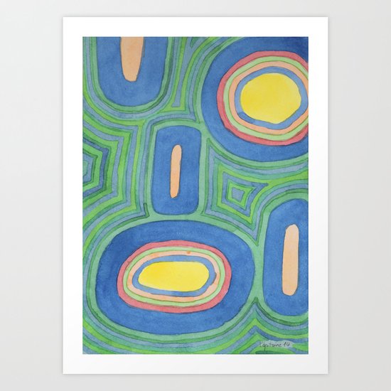 Analyzing the Power of Yellow Art Print