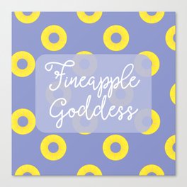 Fineapple Goddess Canvas Print