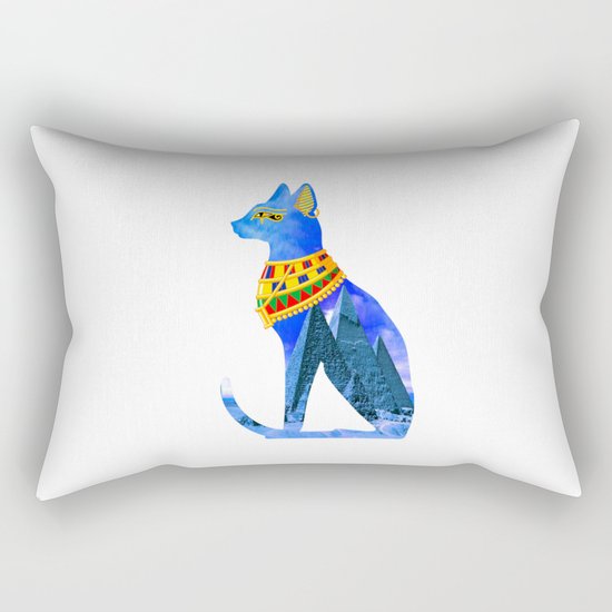 Egyptian Cat XVI Rectangular Pillow