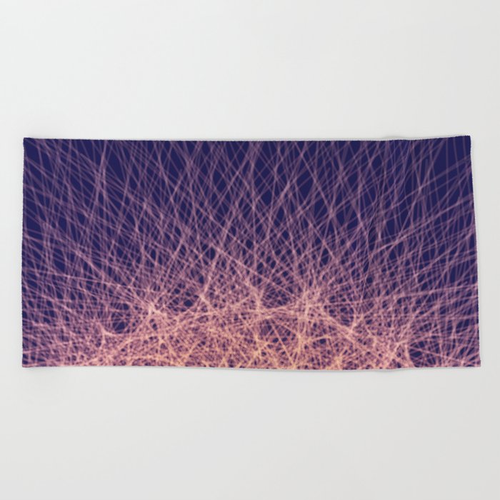 Sun Rays - Abstract Art Beach Towel